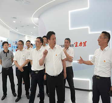 海安市委書記于立忠一行考察指導集團黨建主題館